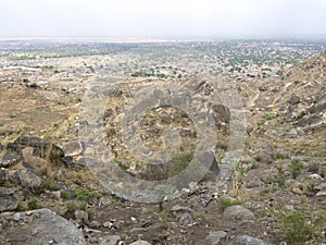 High view of Juba, South Sudan