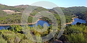 High View Penha Garcia Dam, Idanha a Nova, Portugal, Unesco