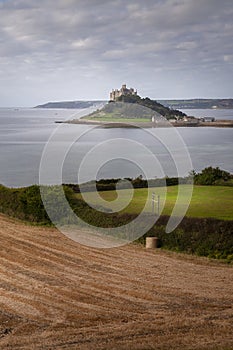 High view of St Michaels mount