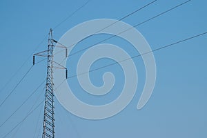 High voltage cable tower