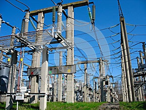 High voltage converter equipment power plant