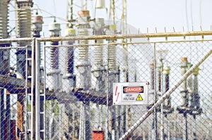 High Voltage Danger Sign