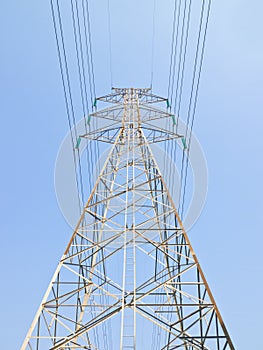 High voltage electric pole