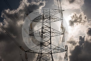 High Voltage Electric Tower photo