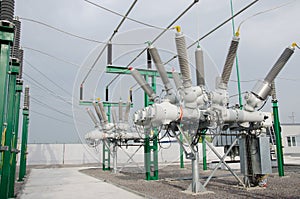 High voltage electrical substation