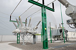 High voltage electrical substation