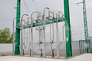 High voltage electrical substation