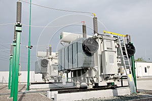 High voltage electrical substation