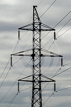 High voltage electricity pylon