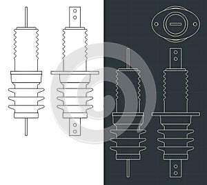 High-voltage isolator blueprints