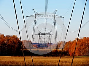 High-voltage line of 500 kw