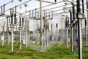 High Voltage Line,Power Plant