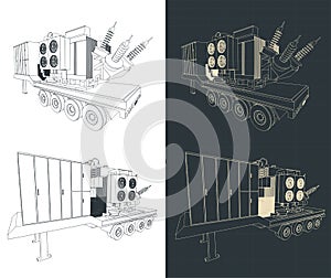 High-voltage mobile substations blueprints