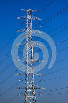 High voltage poles,Mono pole transmission line tower