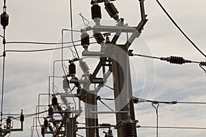 High voltage post