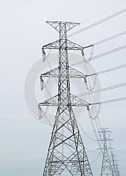 High voltage post