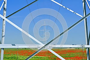 The high-voltage post