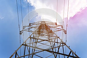 High voltage post Power line Electric Industry