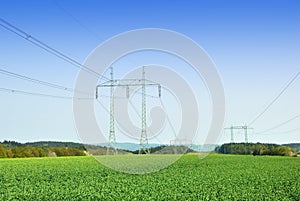 High voltage power lines