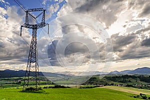 High voltage power lines