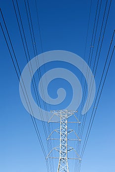 High voltage power pole