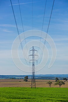 High-voltage powerline