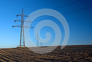 High voltage pylons