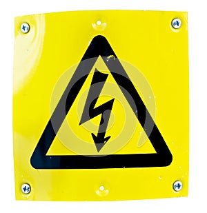 High Voltage Sign