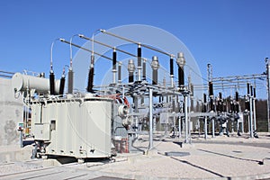 High voltage substation photo