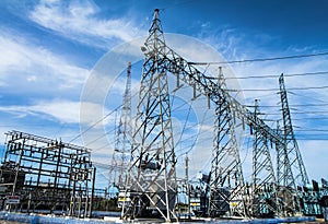 High voltage substation