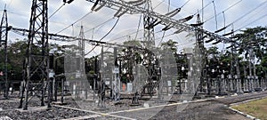 High Voltage Substation at Semen Nusantara, Cilacap, Indonesia