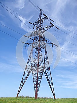 High voltage tower