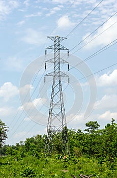 High-voltage tower