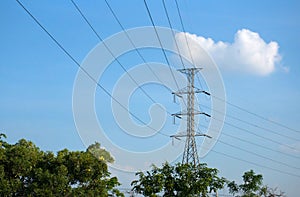 High voltage tower