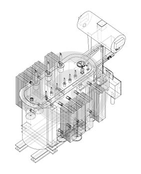 High-voltage transformer