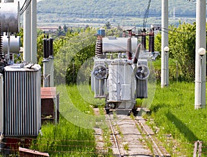 High voltage transformer station