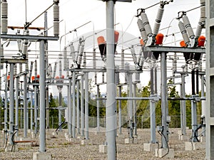 High-voltage transformer substation