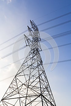 High voltage trasmission posts