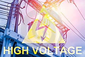 High Voltage Warning Sign