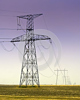 High-voltage wire