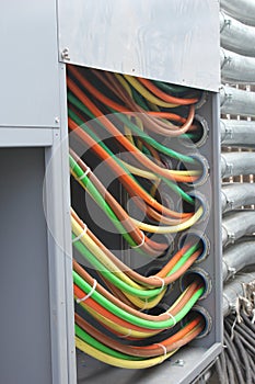 High voltage wiring