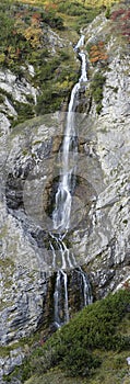 High water cascade in austrian mountains