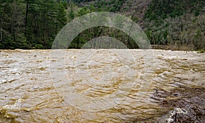 Maury River at Flood Stage in Goshen Pass