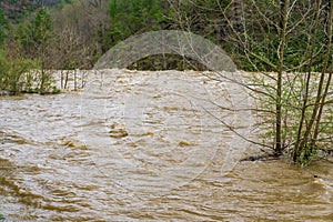 High Water Rapids on the Maury River photo