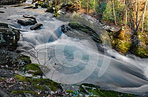 High Water Stream in the Mountains of Virginia, USA