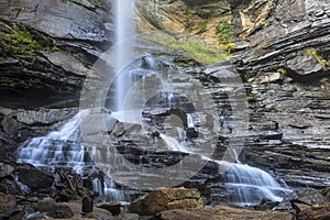 High waterfall in South Carolina