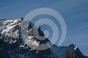 A high wire, in a frozen environment