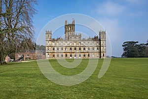 Highclere Castle downton abbey and yew tree