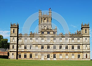 Highclere Castle, known popularly as Downton Abbey