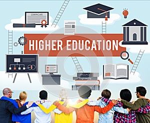 Higher Education Academic Bachelor Financial Aid Concept